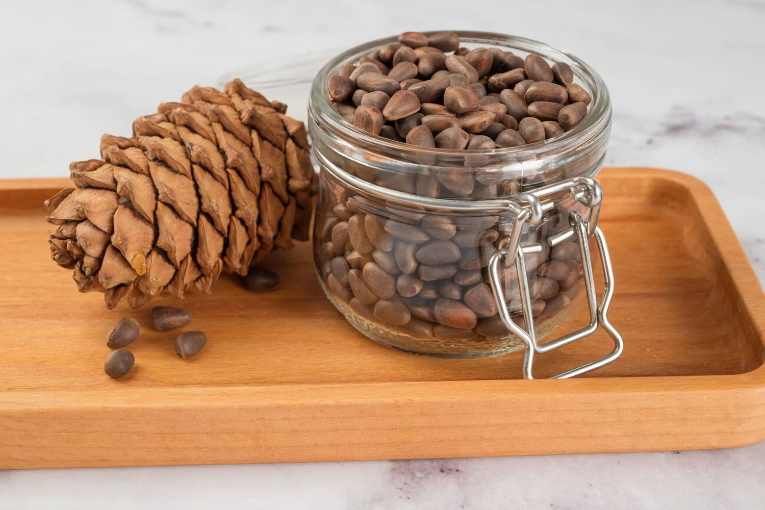 Study of Composition and Biological Value of Pinon Kernel of Siberian Pine